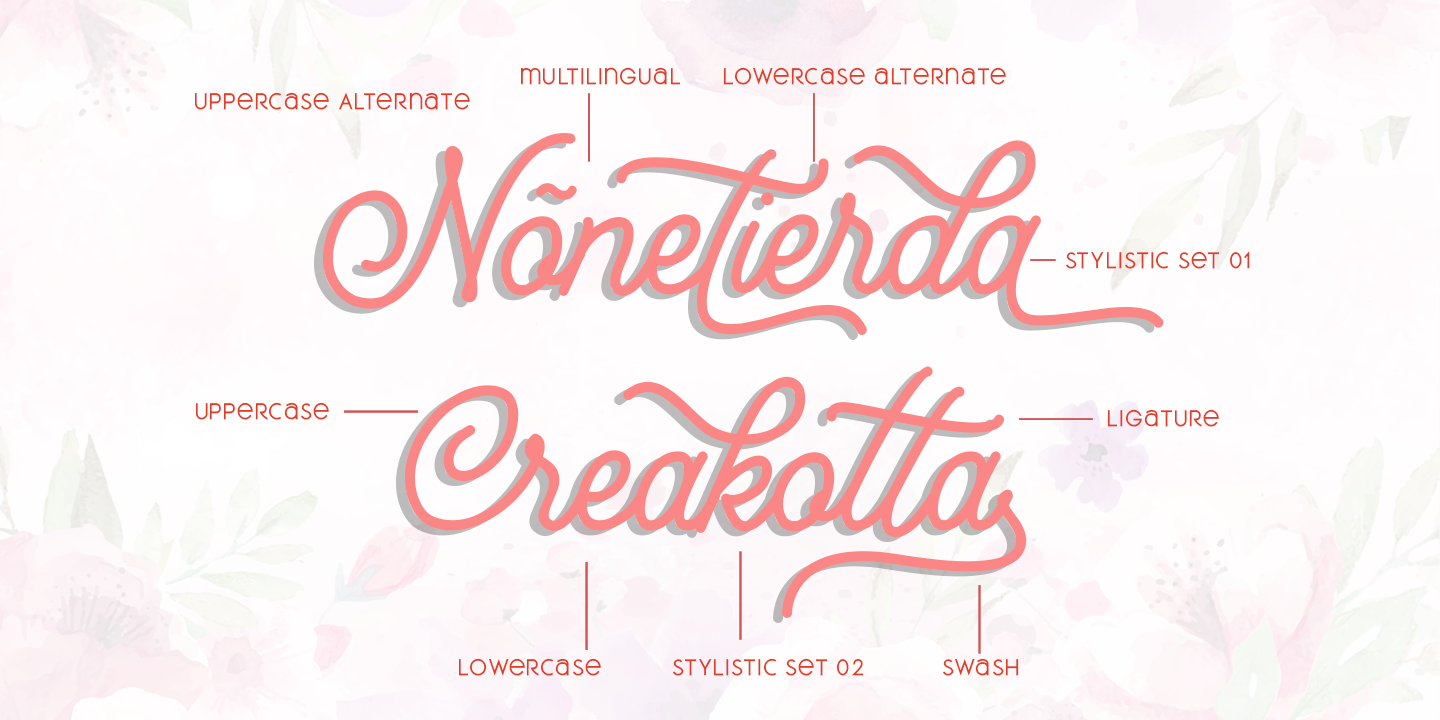 Beautinela Bold Font preview